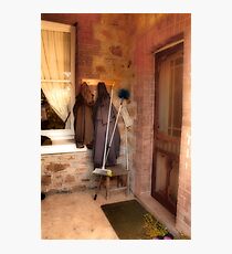 Coats and Brooms Photographic Print