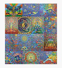 Acrylic Yoga Paintings by Karmym Photographic Print