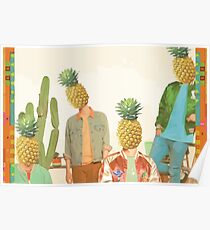 Glass Animals Pineapple Heads Poster