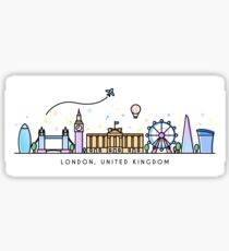 London Skyline. United Kingdom, Great Britain Sticker