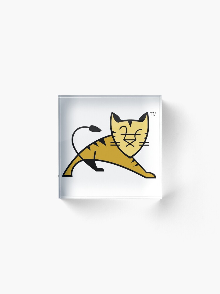 Alternate view of Apache Tomcat Acrylic Block
