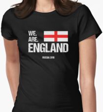 We Are England World Cup Russia 2018 Women's Fitted T-Shirt