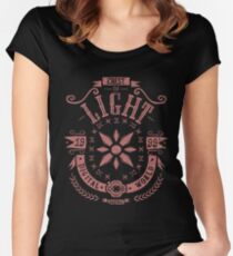 Light Women's Fitted Scoop T-Shirt