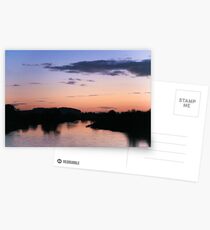 Sunset at Willington Postcards