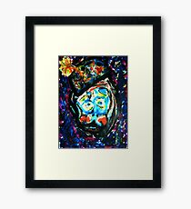 The Unhappy Clown Framed Print