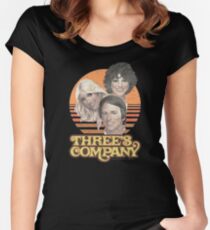 Camiseta entallada de cuello redondo Three's Company 1978 (angustiado)