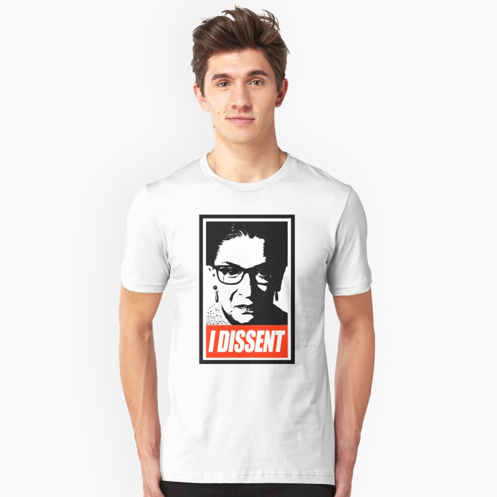 RBG - I Dissent Slim Fit T-Shirt