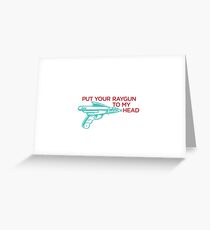 Raygun Greeting Card