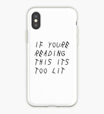 Drake Its Lit iPhone Case