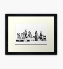 Philly Slang Framed Print