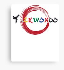 Funny Taekwondo shirt - Gift for martial art lovers Canvas Print