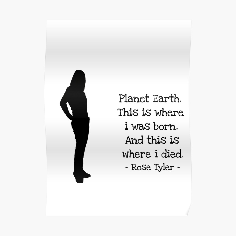 The Doctor Quote Poster Print /"Burning Up A Sun/" Doctor Who Quote