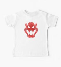 Bowser Logo Outline Baby Tee