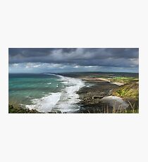 Panorama of Widemouth Bay Photographic Print