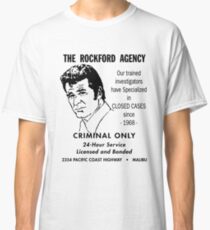 the Rockford Agency flyer t shirt rockford files 70's TV Classic T-Shirt