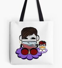 STPC: Flex & TaTa O'BOT Toy Robots (Wine and Bottle) Tote Bag