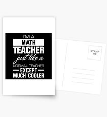 Math Teacher Postcards