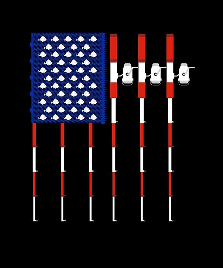 Download "American USA Flag Fishing Pole | fishing shirt | fishing ...