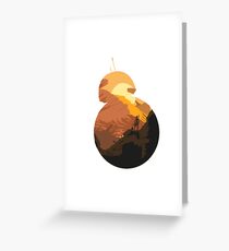 bb-8 Rey Greeting Card