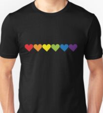 Pride Hearts Unisex T-Shirt