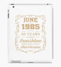 June 1985 Sunshine mixed Hurricane iPad Case/Skin