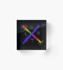 LGBT Acrylic Block