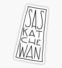 Saskatchewan - Text Sticker