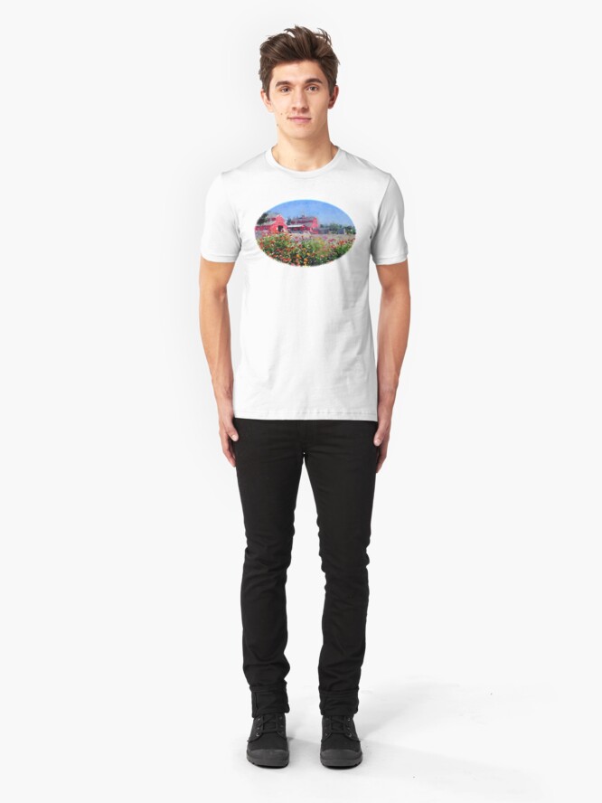 Alternate view of On the farm... Slim Fit T-Shirt