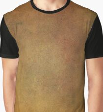 Ancient Copper and Rust Metallic Leather Like Texture Graphic T-Shirt