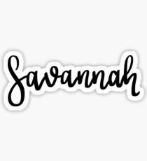 Savannah Sticker