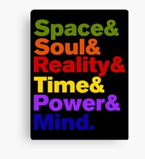 Infinity Stones Colored Canvas Print