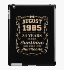 August 1985 Sunshine mixed Hurricane iPad Case/Skin