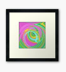Abstract turning Framed Print
