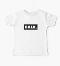 balr. balr ballr blr new white red hot 2018 balr balr ballr art word style fashion love cute UK stylish trend popular red white black Baby Tee