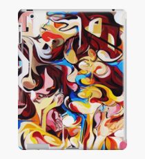 Expressive Abstract People Composition painting iPad Case/Skin