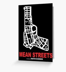 Mean Streets Scorsese Greeting Card