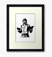 Chuck Norris Framed Print