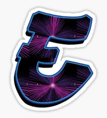 E - rays Sticker