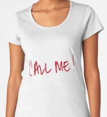 call me sticker Women's Premium T-Shirt