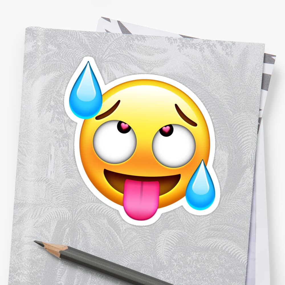 Ahegao Emoji Stickers By MEME MERCH Com Redbubble