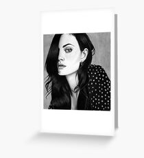 Phoebe Tonkin Drawing Greeting Card