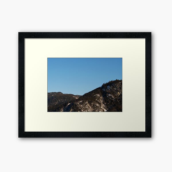 Mountain Skyline Framed Art Print