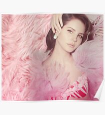 Pink Lana Del Rey Glamour Poster