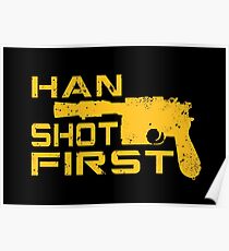 Han Shot First Poster