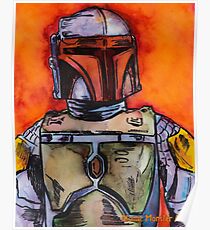 Original Bounty Hunter Action Figure Poster