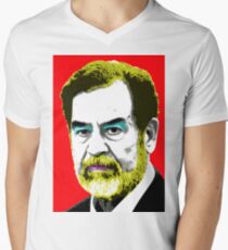 Saddam Monroe - Red Men's V-Neck T-Shirt