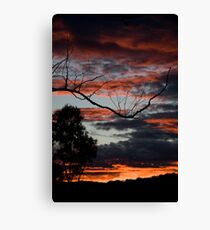 Fire & Sky Canvas Print