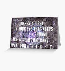 FOOL IN THE RAIN Greeting Card