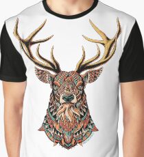 Ornate Buck Graphic T-Shirt