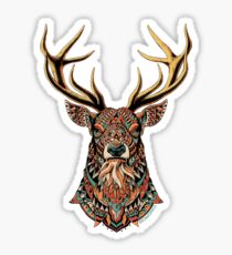 Verzierter Buck Sticker